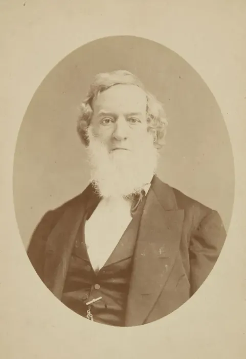 Framed Print : Cabinet card of Gideon Welles, 1860-1878. Creator: Mathew Brady Framed Print : Cabinet card of Gideon Welles, 1860-1878. Creator: Mathew Brady