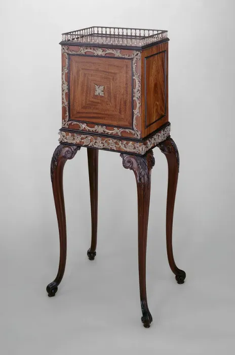 Framed Print : Cabinet on Stand, England, c. 1760. Creator: William Vile Framed Print : Cabinet on Stand, England, c. 1760. Creator: William Vile