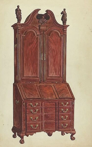 Cabinet-Top Desk, c. 1953. Creator: Francis Borelli