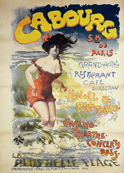 Cabourg - 5 Hs de Paris - Grand Hôtel, 1895. Creator: Pal (Jean de Paléologue) (1855-1942)