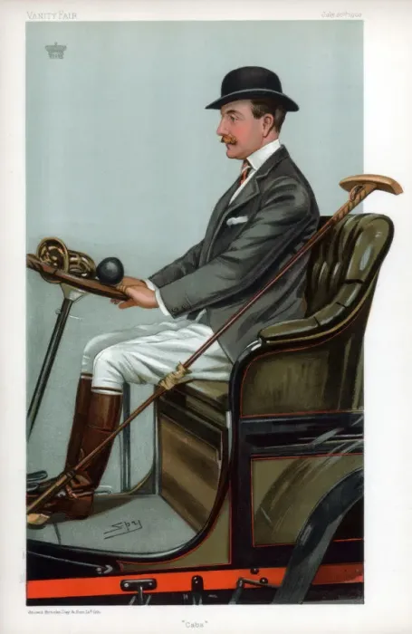 Framed Print : Cabs, 1903. Artist: Spy Framed Print : Cabs, 1903. Artist: Spy