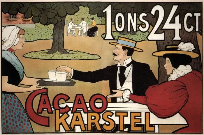 Framed Print : Cacao Karstel, 1897. Artist: Caspel, Johann Georg van (1870-1928) Framed Print : Cacao Karstel, 1897. Artist: Caspel, Johann Georg van (1870-1928)