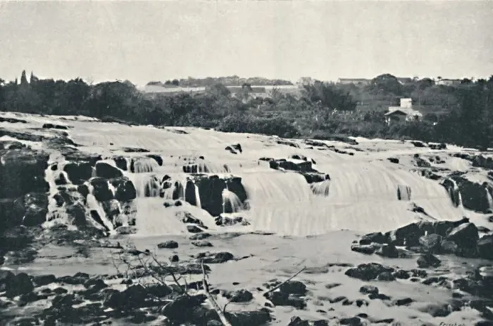 Framed Print : Cachoeira de Piracicaba, 1895. Artist: Joao Pompe Framed Print : Cachoeira de Piracicaba, 1895. Artist: Joao Pompe