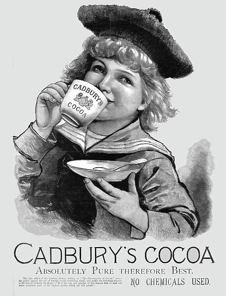Cadbury's Cocoa, 1891. Creator: Unknown