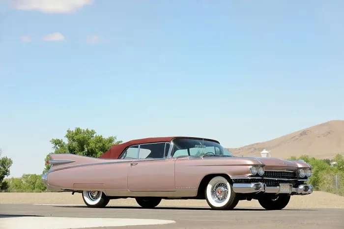 Framed Print : Cadillac Eldorado 1959. Artist: Simon Clay Framed Print : Cadillac Eldorado 1959. Artist: Simon Clay