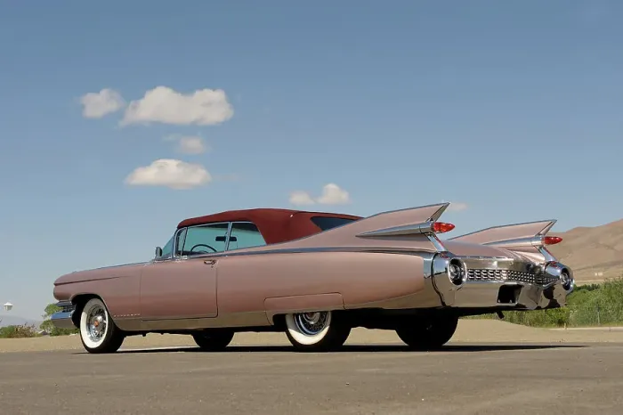 Framed Print : Cadillac Eldorado 1959. Artist: Simon Clay Framed Print : Cadillac Eldorado 1959. Artist: Simon Clay
