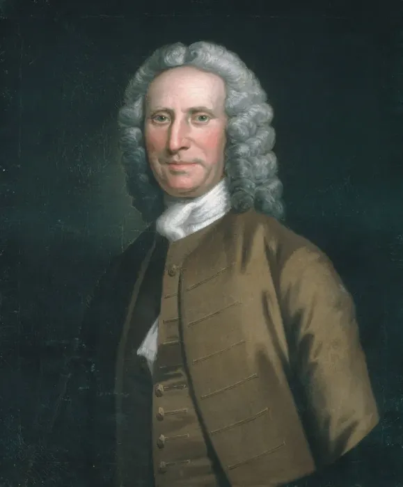 Framed Print : Cadwallader Colden, 1749-52. Creator: John Wollaston Framed Print : Cadwallader Colden, 1749-52. Creator: John Wollaston