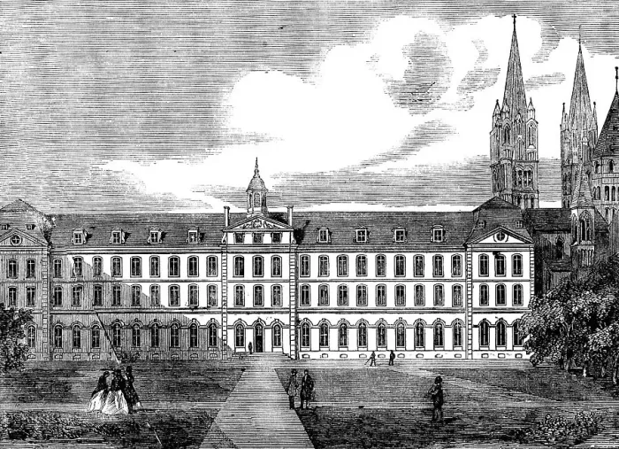 Framed Print : Caen College, 1858. Creator: Unknown Framed Print : Caen College, 1858. Creator: Unknown