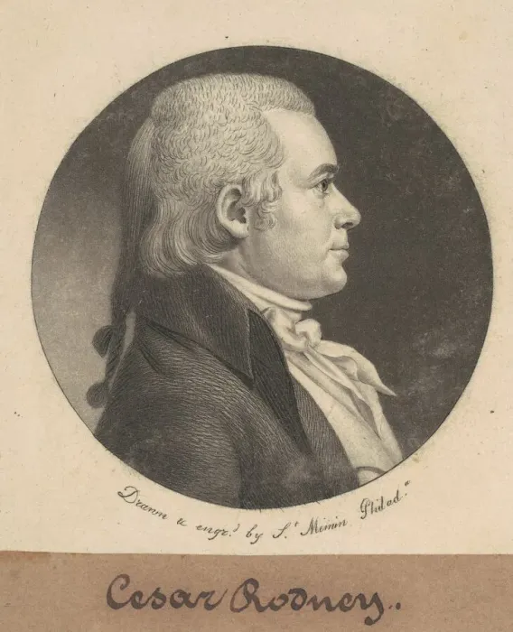 Framed Print : Caesar Augustus Rodney, 1800. Creator: Charles Balthazar Julien Fé Framed Print : Caesar Augustus Rodney, 1800. Creator: Charles Balthazar Julien Fé