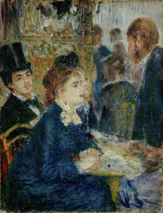 Framed Print : In the Café, c1877. Creator: Renoir, Pierre Auguste (1841-1919) Framed Print : In the Café, c1877. Creator: Renoir, Pierre Auguste (1841-1919)