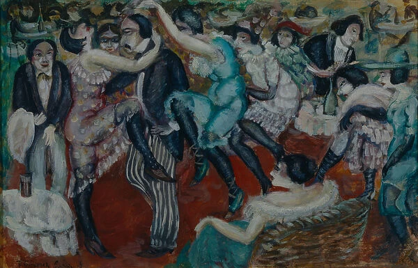 Cafe chantant, 1913. Artist: Grigoriev, Boris Dmitryevich (1886-1939)