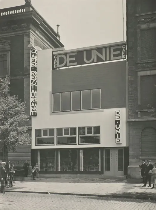 Framed Print : [Cafe de Unie], c1933. Creator: Unknown