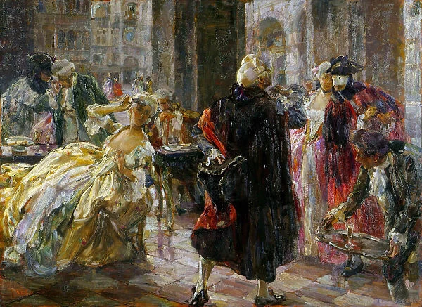 Caffe Florian in the 18th century, 1909