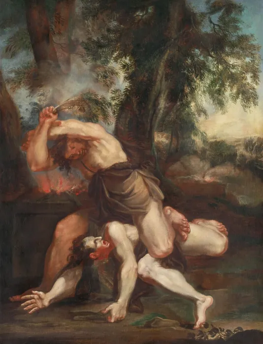 Framed Print : Cain and Abel, 1770-1790. Creator: Unknown