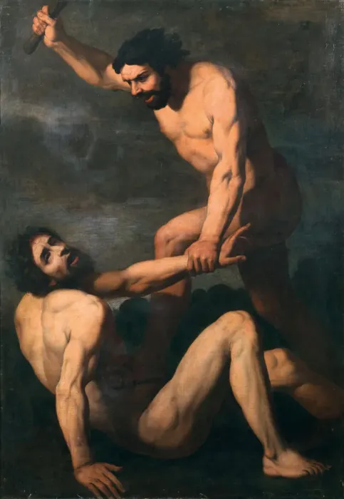 Framed Print : Cain and Abel. Creator: Crespi, Daniele (1598-1630) Framed Print : Cain and Abel. Creator: Crespi, Daniele (1598-1630)