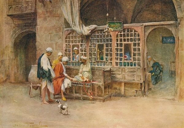 A Cairene Cafe, c1905, (1912). Artist: Walter Frederick Roofe Tyndale