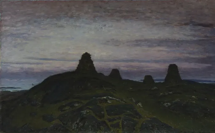 Framed Print : The Cairns of St. Olav, 1898. Creator: Karl Nordstrom Framed Print : The Cairns of St. Olav, 1898. Creator: Karl Nordstrom