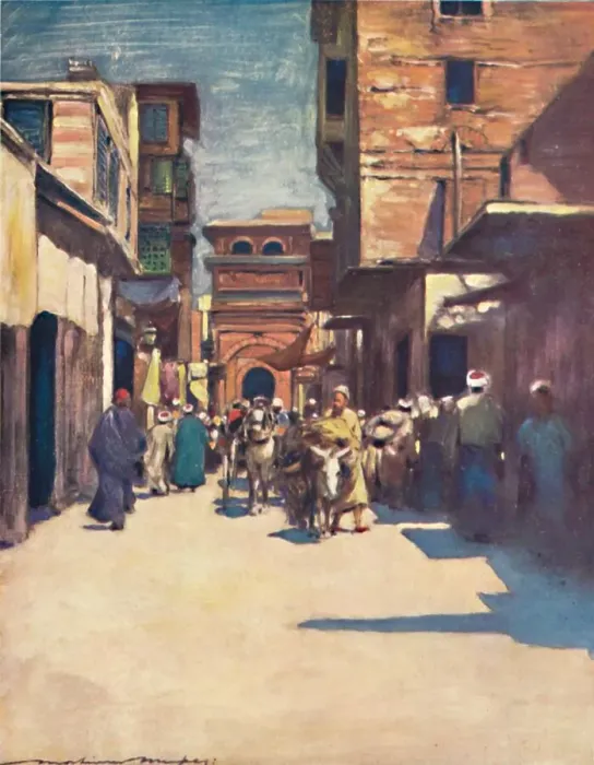 Framed Print : Cairo, 1903. Artist: Mortimer L Menpes Framed Print : Cairo, 1903. Artist: Mortimer L Menpes