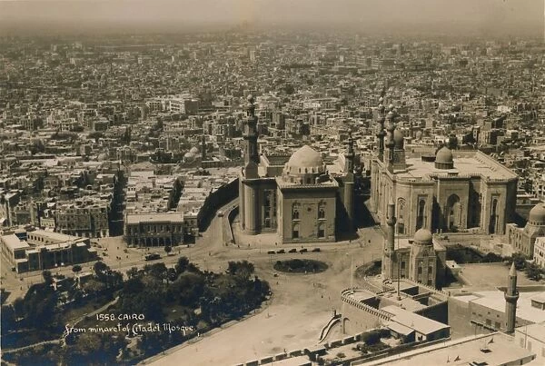 Cairo, from the minaret of Citadel Mosque, 1936