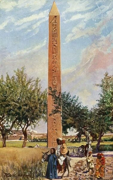 Cairo: The Obelisk of Eliopolis, c1918-c1939. Creator: Unknown