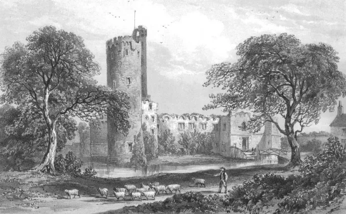 Framed Print : Caister Castle, near Great Yarmouth, Norfolk, c1840. Artist: Newman & Co Framed Print : Caister Castle, near Great Yarmouth, Norfolk, c1840. Artist: Newman & Co