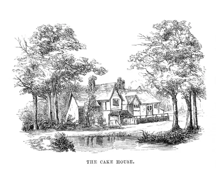 Framed Print : The Cake House, c1870 Framed Print : The Cake House, c1870
