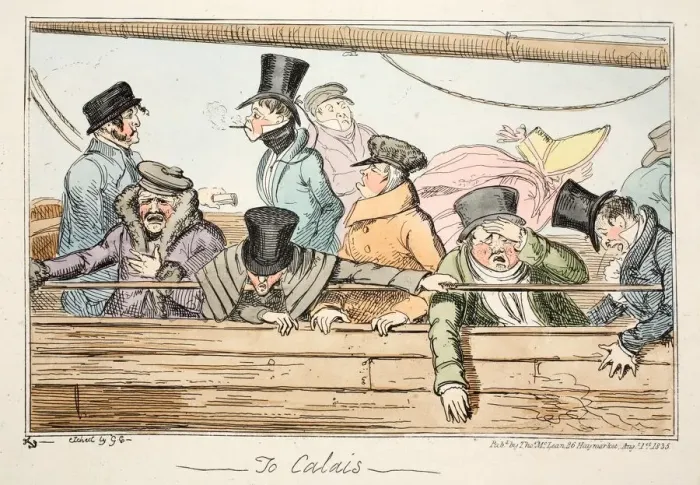 Framed Print : To Calais, 1835 Framed Print : To Calais, 1835