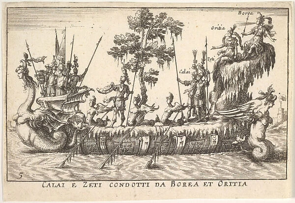 Calais and Zetes led by Boreas and Oreithyia (Calai e Zeti condotti da Borea et Oritia)