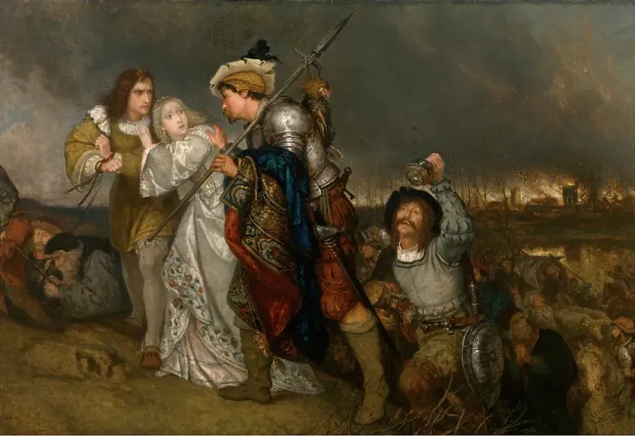 Framed Print : The Calamities of War, 1858. Creator: Joseph Lies Framed Print : The Calamities of War, 1858. Creator: Joseph Lies