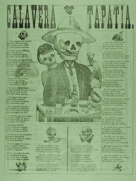 Framed Print : Calavera Tapatia, n.d. Creators: Manuel Manilla, José Guadalupe Posada Framed Print : Calavera Tapatia, n.d. Creators: Manuel Manilla, José Guadalupe Posada