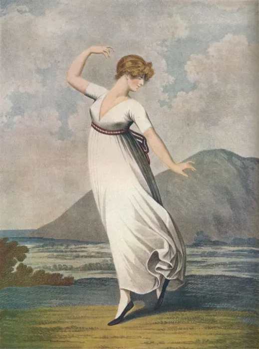 Framed Print : Caledonia in a Reel, c1800. Artist: Joseph Constantine Stadler Framed Print : Caledonia in a Reel, c1800. Artist: Joseph Constantine Stadler