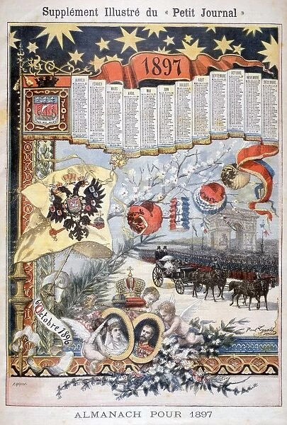 Calendar for 1897. Artist: F Meaulle