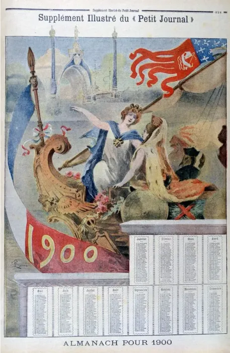 Framed Print : Calendar for 1900