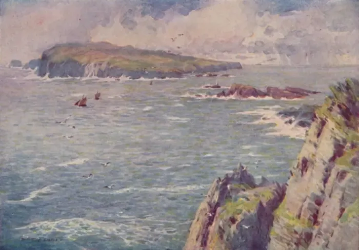 Framed Print : The Calf of Man, 1910. Artist: Alfred Heaton Cooper
