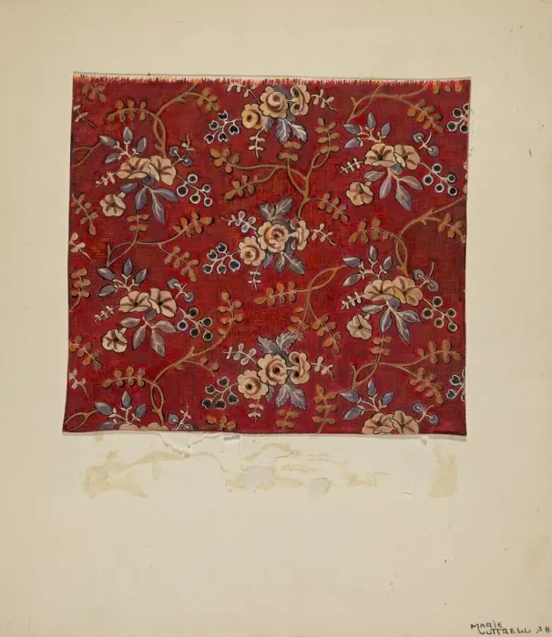 Framed Print : Calico, 1938. Creator: Marie Lutrell Framed Print : Calico, 1938. Creator: Marie Lutrell