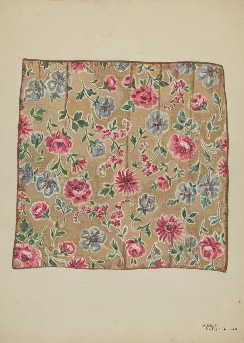 Framed Print : Calico, 1940. Creator: Marie Lutrell Framed Print : Calico, 1940. Creator: Marie Lutrell