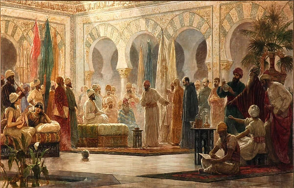 Caliph Abd al-Rahman III Receiving the Ambassador, 1885