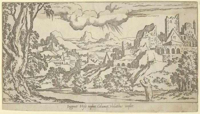 Framed Print : Calisto Changed Into a Bear From Fable of Calisto, 1547-50. Creator: Leon Davent Framed Print : Calisto Changed Into a Bear From Fable of Calisto, 1547-50. Creator: Leon Davent