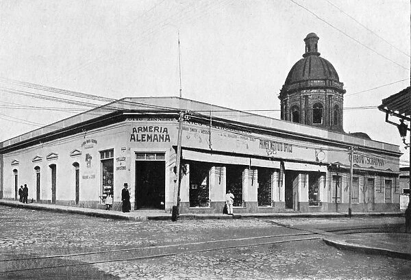 Calle Palmas, Asuncion, Paraguay, 1911
