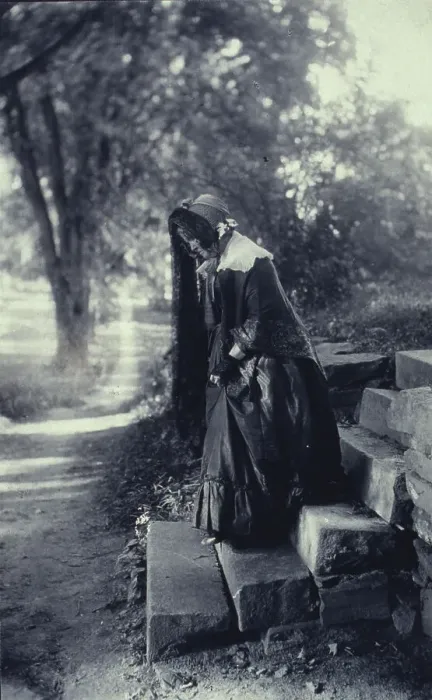 Framed Print : Calls in Cranford, c1900. Creator: Frances S. Allen Framed Print : Calls in Cranford, c1900. Creator: Frances S. Allen