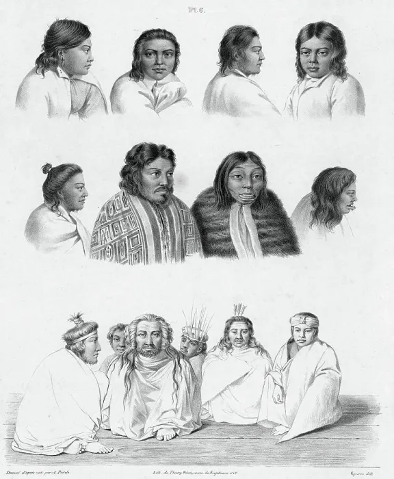 Framed Print : The caloches inhabitants of Sitka Island (northwest coast of America), 19th century. Creators: Alexander Postels, Godefroy Engelmann Framed Print : The caloches inhabitants of Sitka Island (northwest coast of America), 19th century. Creators: Alexander Postels, Godefroy Engelmann