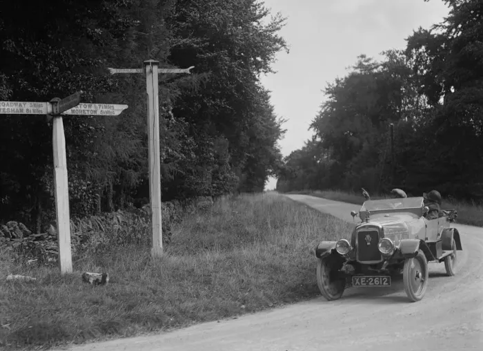 Framed Print : Calthorpe 4-seater tourer, Broadway Hill, Worcestershire, c1920s. Artist: Bill Brunell Framed Print : Calthorpe 4-seater tourer, Broadway Hill, Worcestershire, c1920s. Artist: Bill Brunell