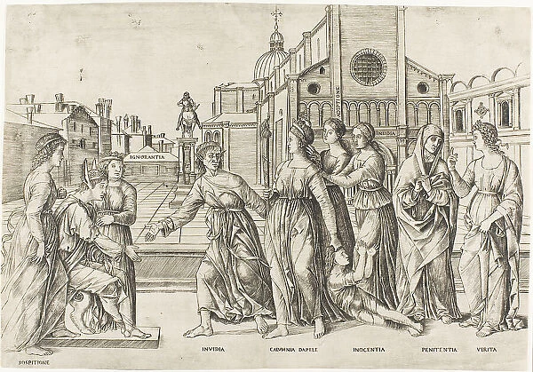 The Calumny of Apelles, 1500 / 1506. Creator: Girolamo Mocetto