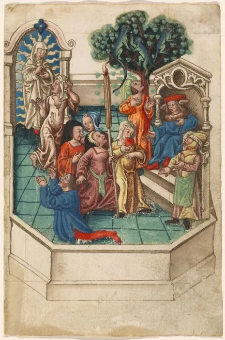 Framed Print : The Calumny of Apelles [fol. 6 recto], 1512  /  1514. Creator: Unknown