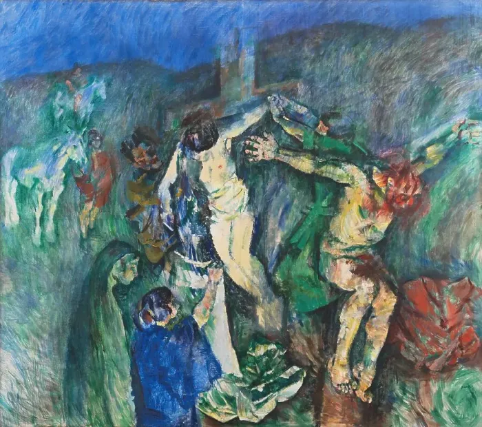 Framed Print : Calvary, 1923. Creator: Ludvig Karsten Framed Print : Calvary, 1923. Creator: Ludvig Karsten