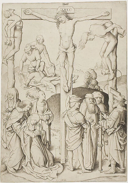 The Calvary, c.1480. Creator: Master IAM of Zwolle