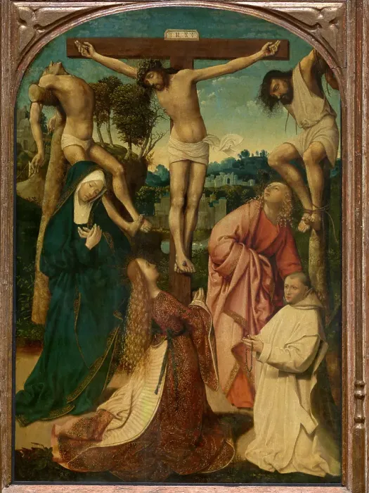 Framed Print : Calvary. Creator: Jacob Cornelisz Framed Print : Calvary. Creator: Jacob Cornelisz