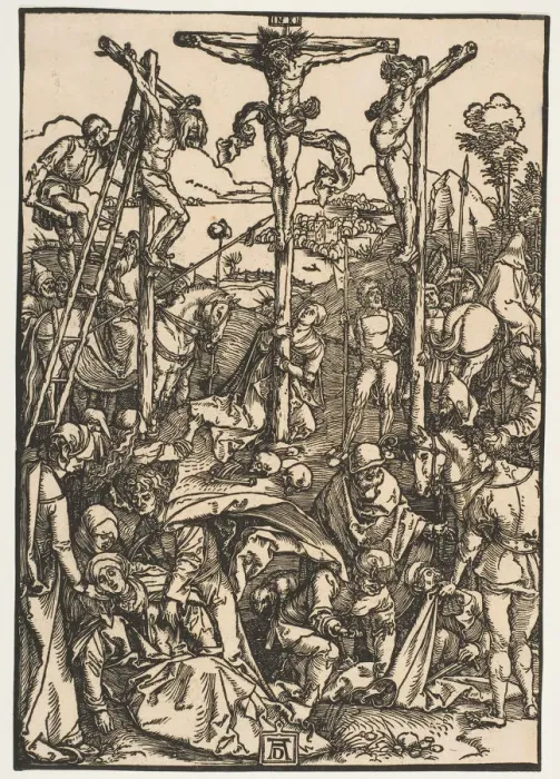 Framed Print : Calvary with the Three Crosses, ca. 1503. Creator: Albrecht Durer Framed Print : Calvary with the Three Crosses, ca. 1503. Creator: Albrecht Durer