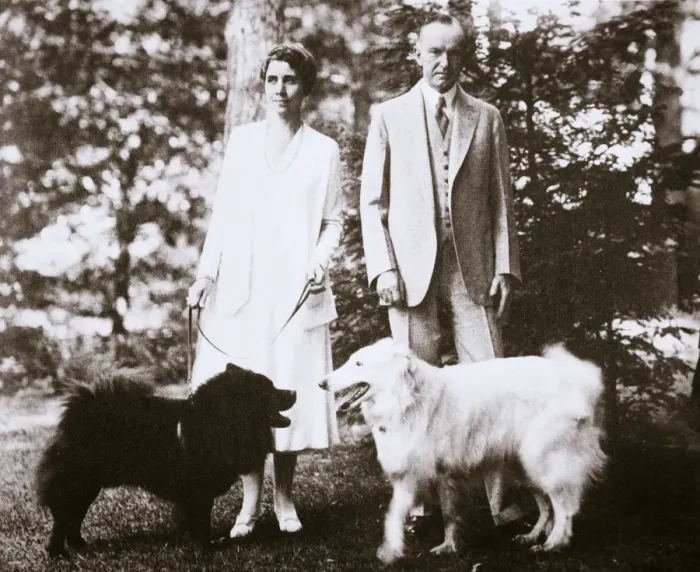 Framed Print : Calvin Coolidge, 30th President of the United States, and his wife, 1920s or early 1930s Framed Print : Calvin Coolidge, 30th President of the United States, and his wife, 1920s or early 1930s