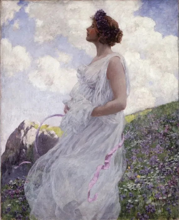 Framed Print : Calypso, about 1906. Creator: George Hitchcock Framed Print : Calypso, about 1906. Creator: George Hitchcock